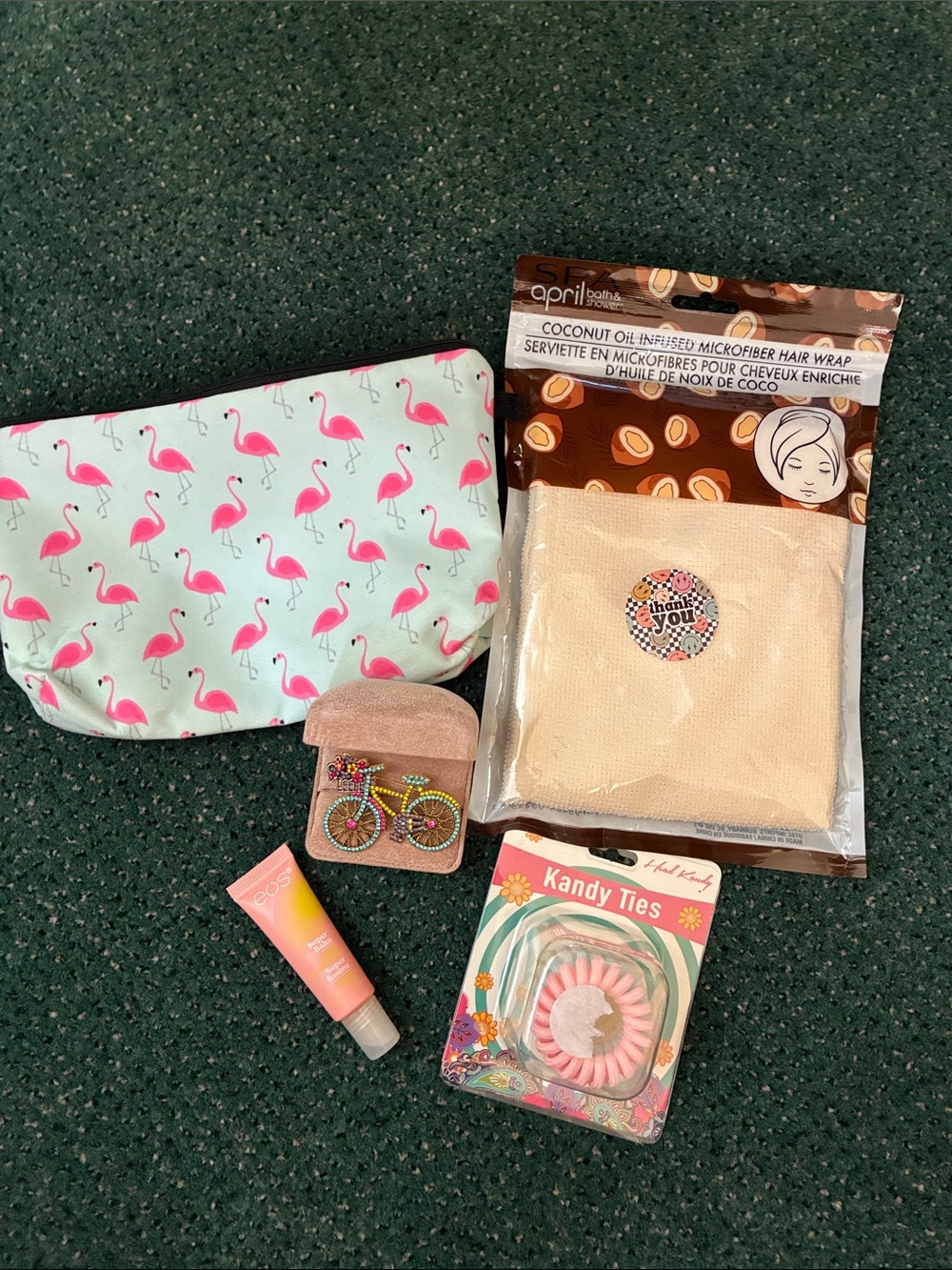 Coconut Oil-Infused Microfiber Hair Wrap 5 pc Bundle